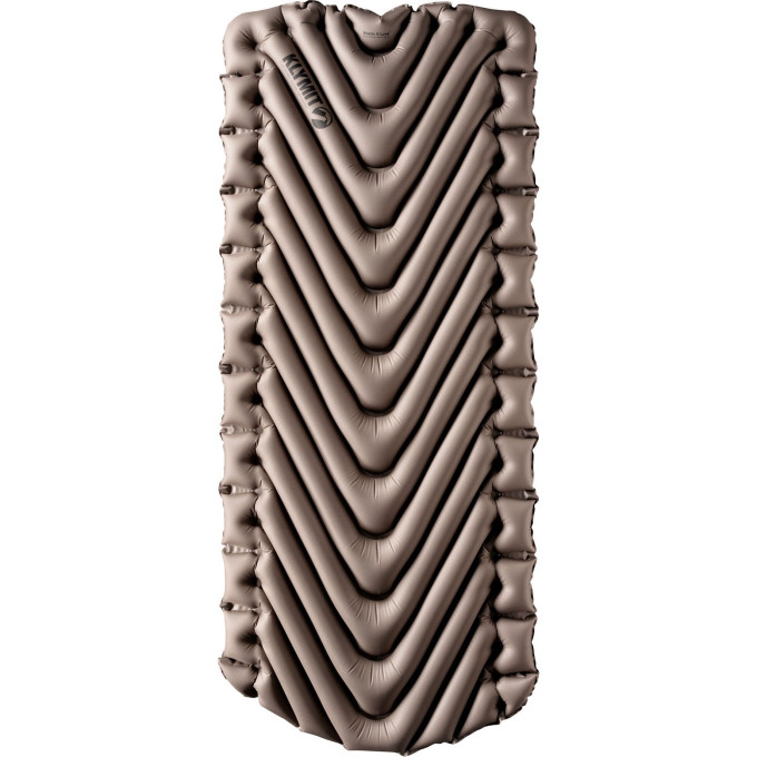 Надувной коврик KLYMIT STATIC V LUXE PAD GREY Серый 06VLSt02D